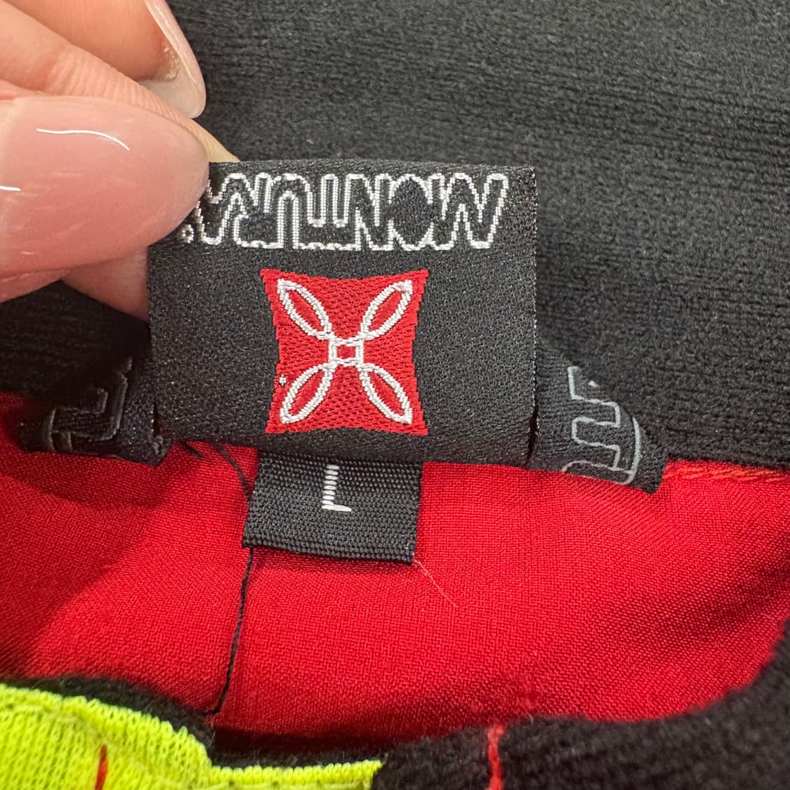 [정품/L] 몬츄라 바람막이 집업 자켓 레드 b8 상품이미지5