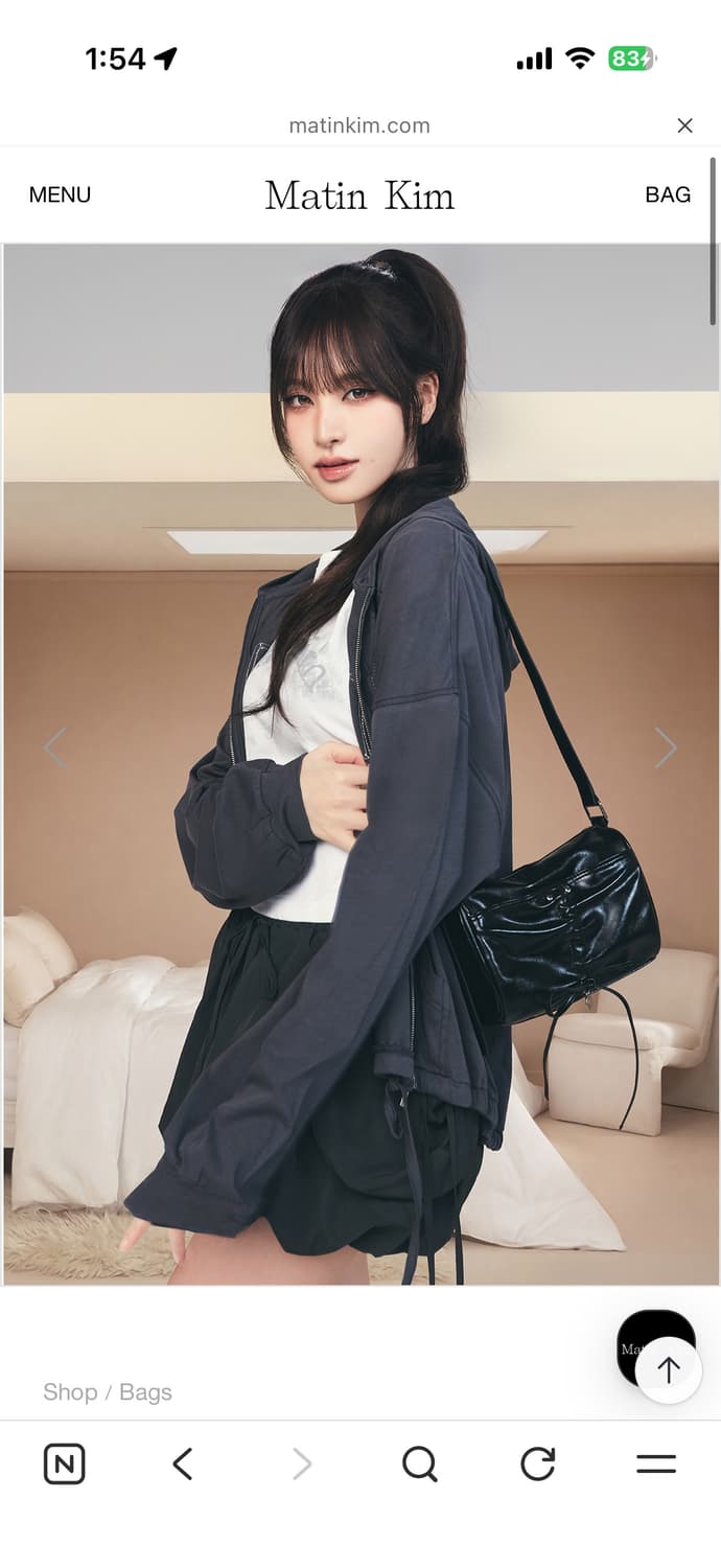 마뗑킴 셔링 리본백 상품이미지7
