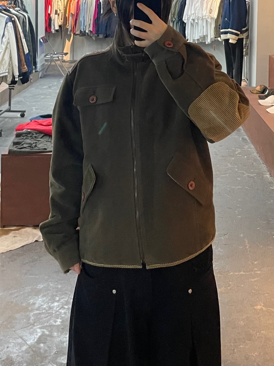 장 샤를 드 카스텔바쟉 레더숄더 자켓 H2282 상품이미지1