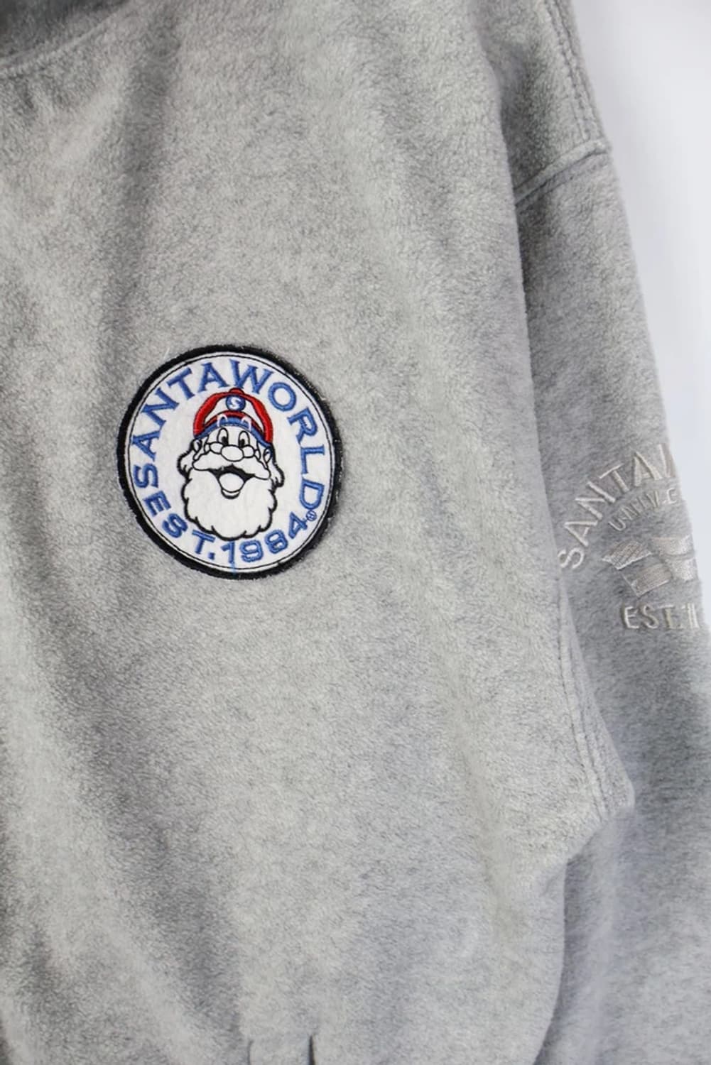 산타월드 그레이 후리스 집업 상품이미지7