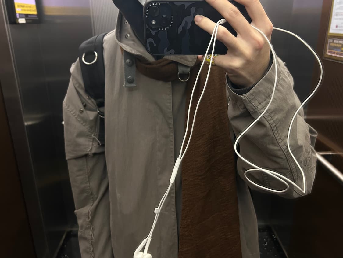 코스트퍼킬로 익스텐션 집 롱코트 상품이미지3