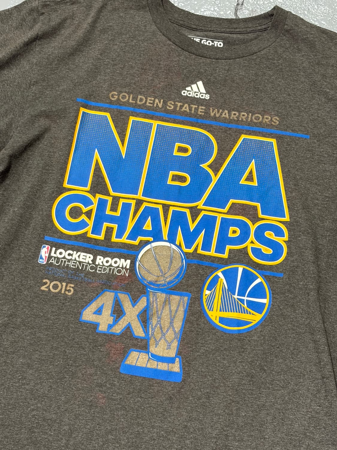 아디다스(Adidas) 골든 스테이트 워리어스 4X NBA 챔프 라커 룸 상품이미지2