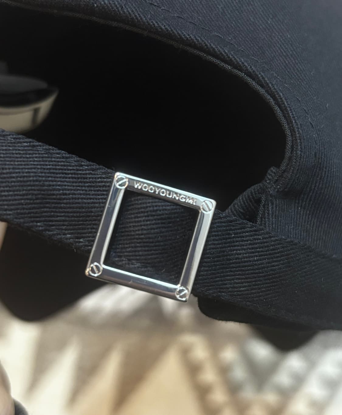 우영미 자수 로고 볼캡  상품이미지3