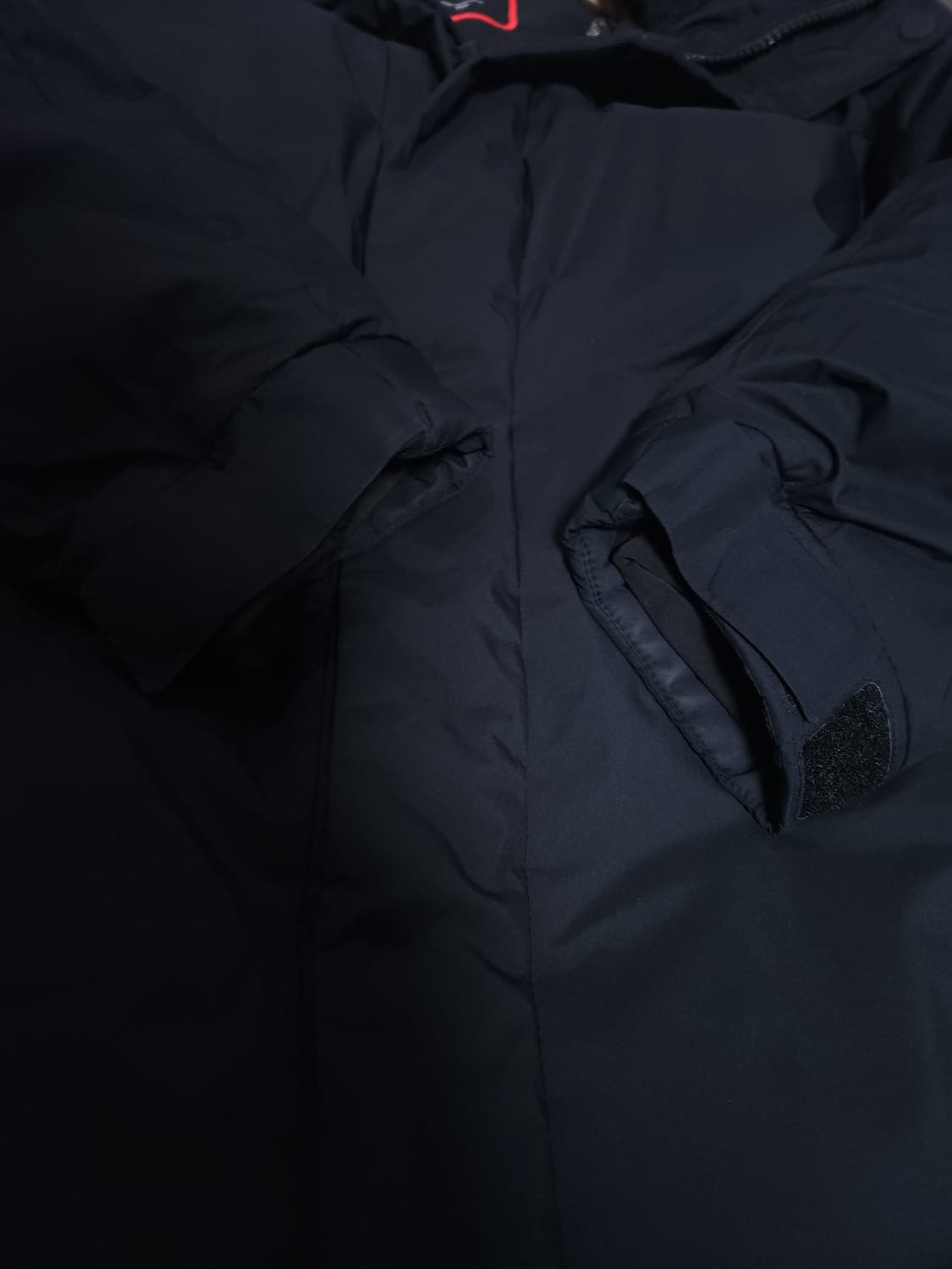 밀레 가위털 롱패딩, L 상품이미지5