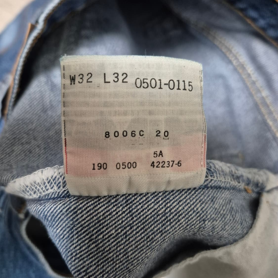 빈티지 리바이스 501   32/32  사이즈 판매합니다. 상품이미지5