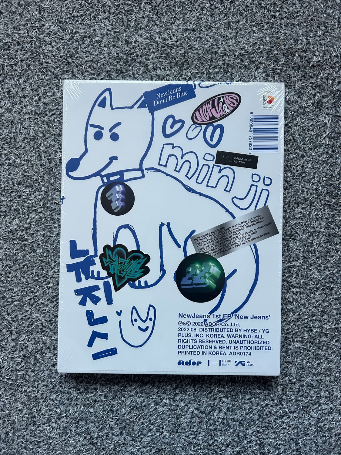 [미개봉]뉴진스 블루북 앨범 민지ver 새상품 상품이미지2