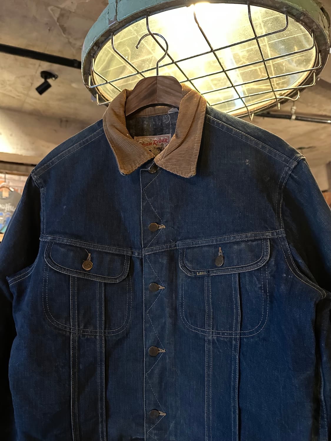 70s USA LEE 빈티지 리 101LJ 스톰라이더 데님 자켓 상품이미지2