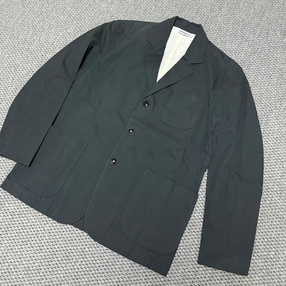 유니폼브릿지 코튼 나일론 다크그레이 셋업 M 상품이미지2