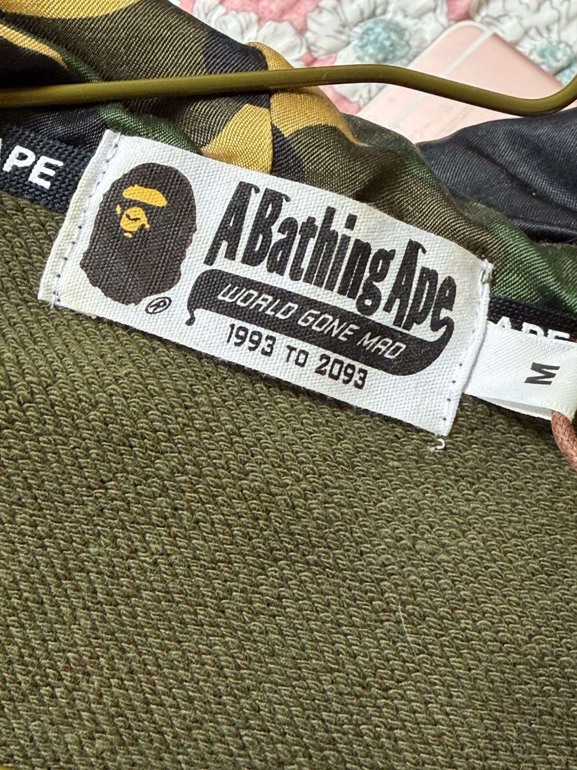 베이프 카모 풀 후드집업 원빈 베이프 후드집업 상품이미지4