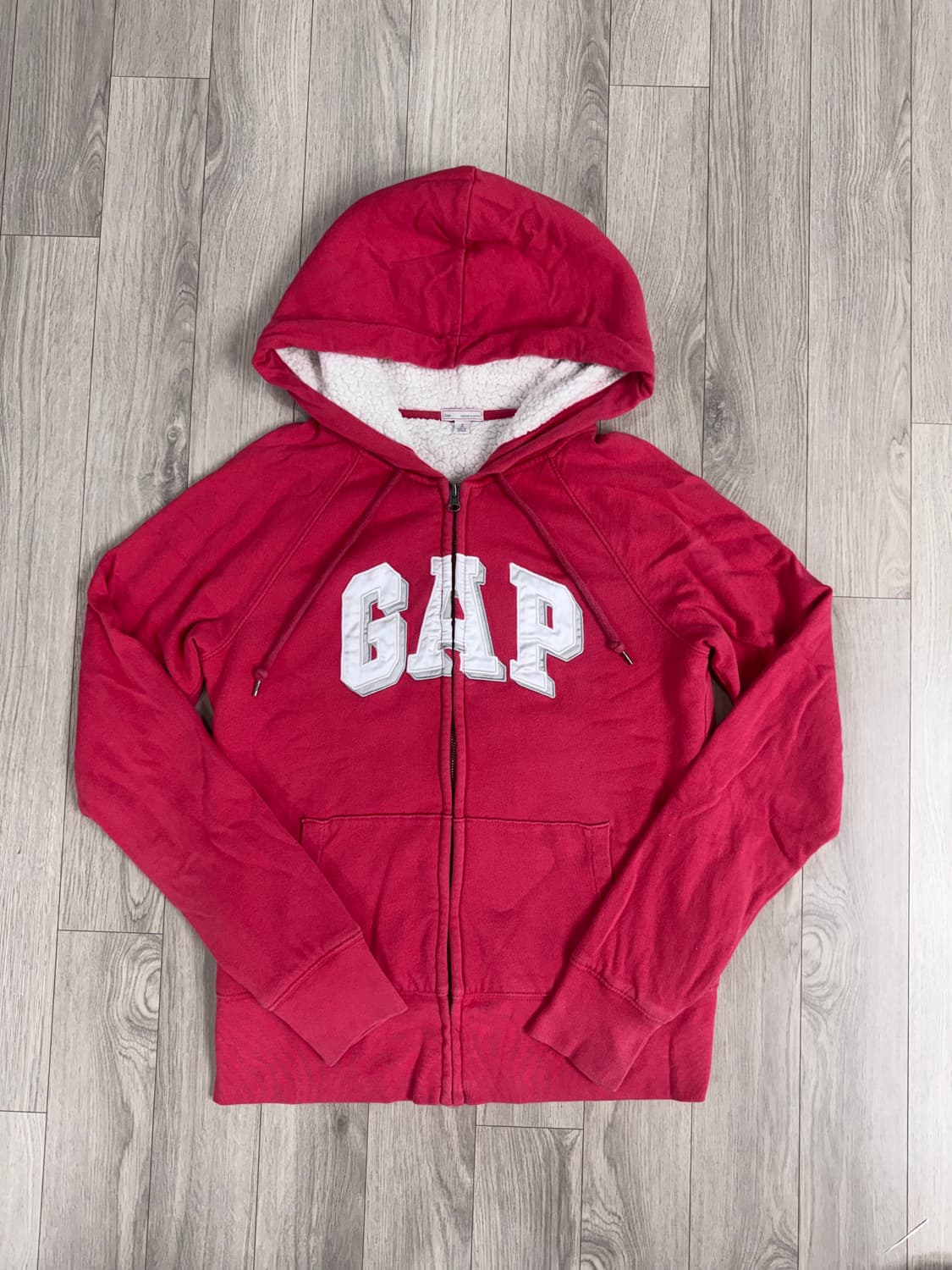 갭 3D 로고 양털 후드집업 상품이미지1