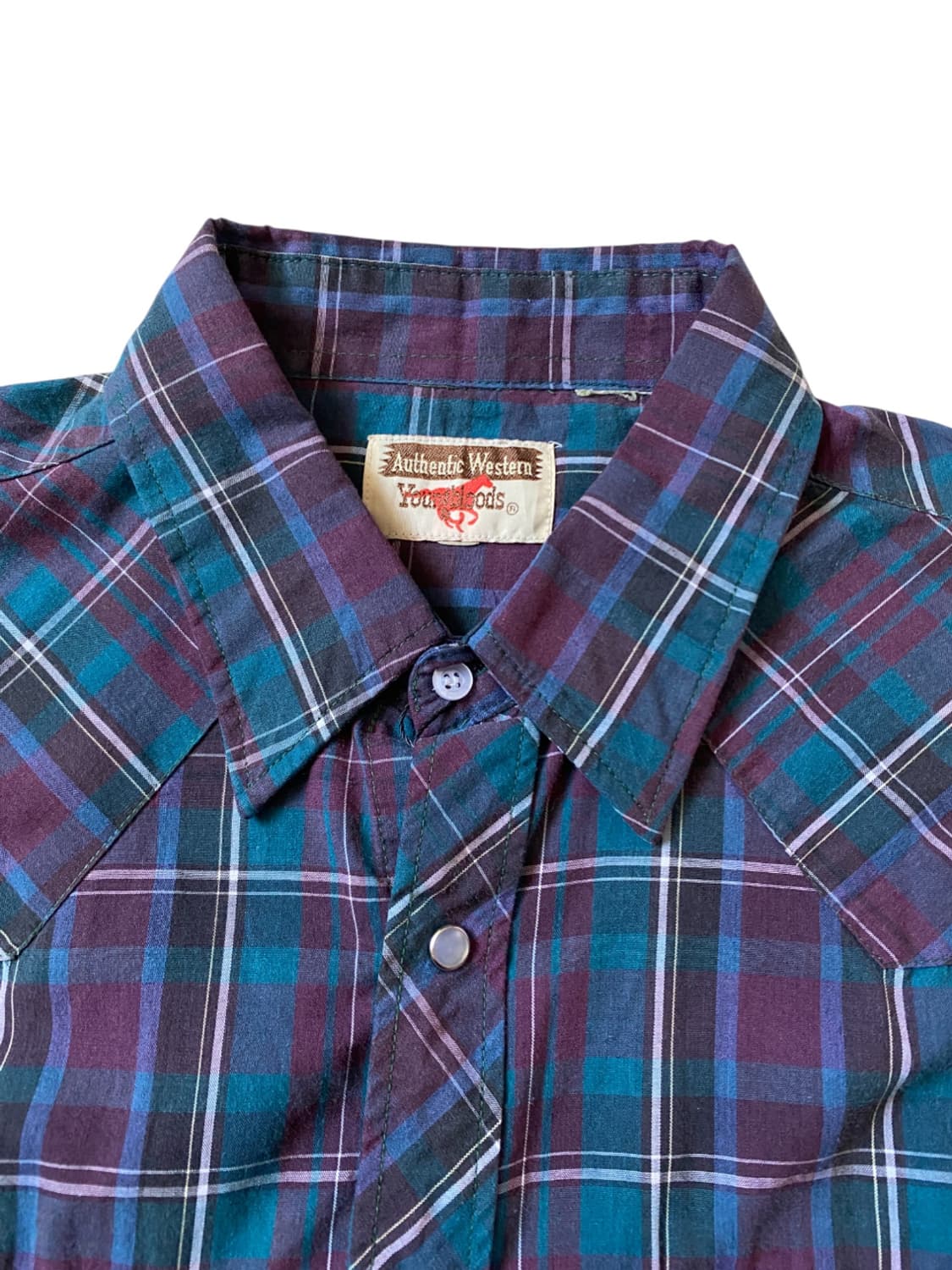 포켓 체크 셔츠 Made in U.S.A (Man 2XL) AB0230 상품이미지6
