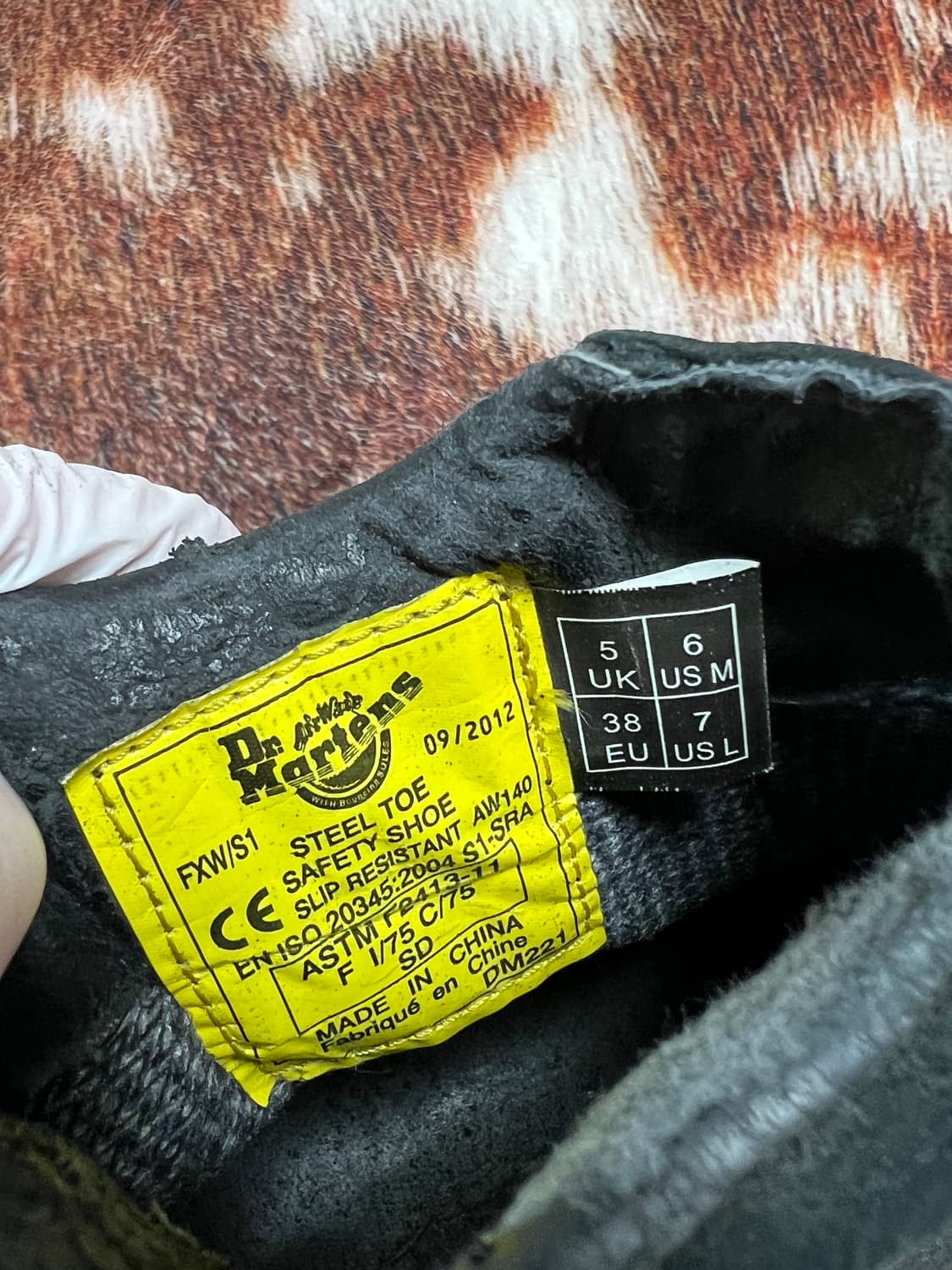 [240] 닥터마틴 스틸토 세이프티 첼시부츠 블랙 상품이미지8
