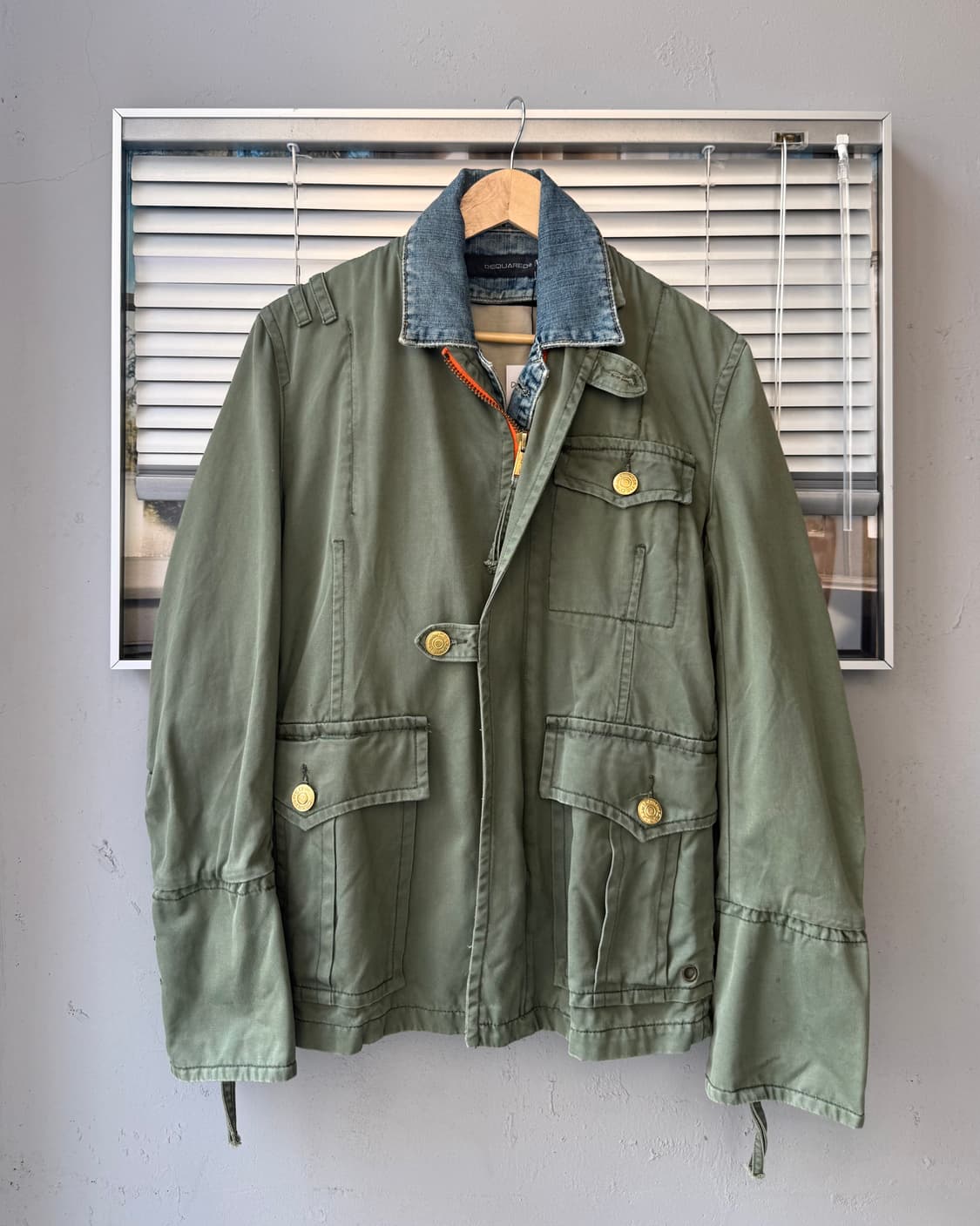 Dsquared2 05SS denim layered military자켓 상품이미지1