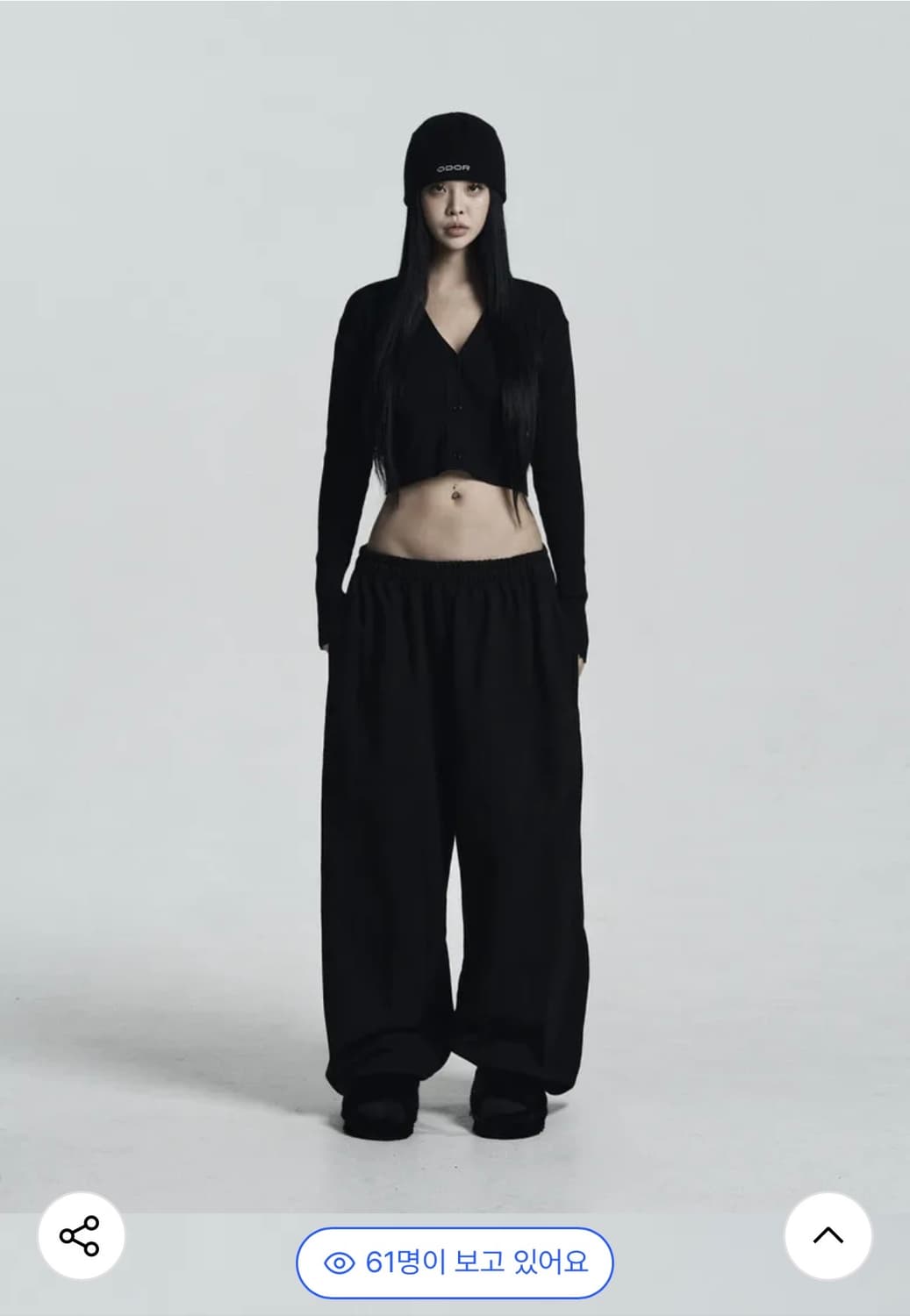 오도어 몰리조거 블랙 0사이즈 상품이미지1