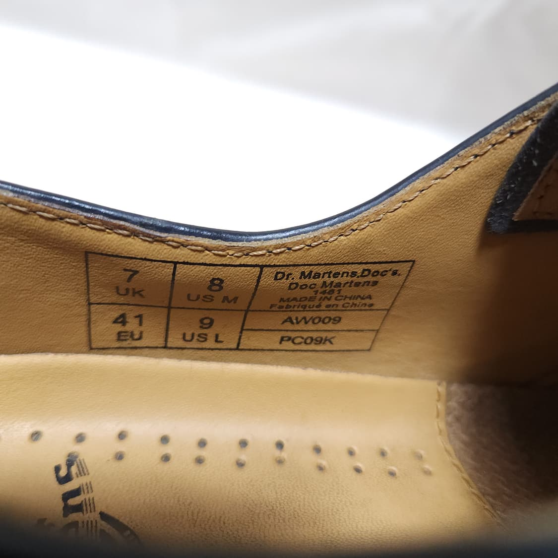 [7UK] 닥터마틴 1461 스무스 3홀 (260~265) 상품이미지10