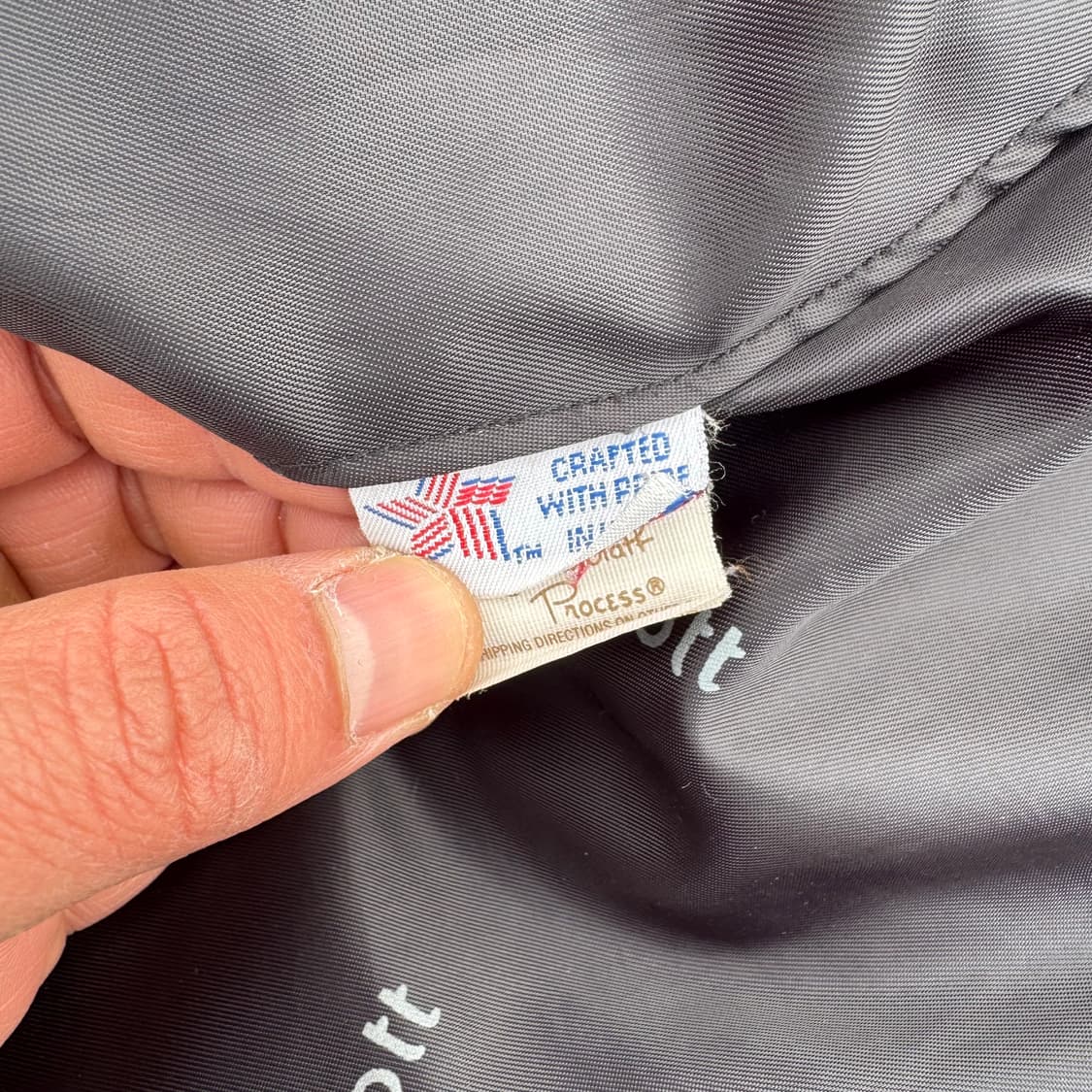 [L] 90s Schott 쇼트 레더 가죽 패딩 점퍼 상품이미지7