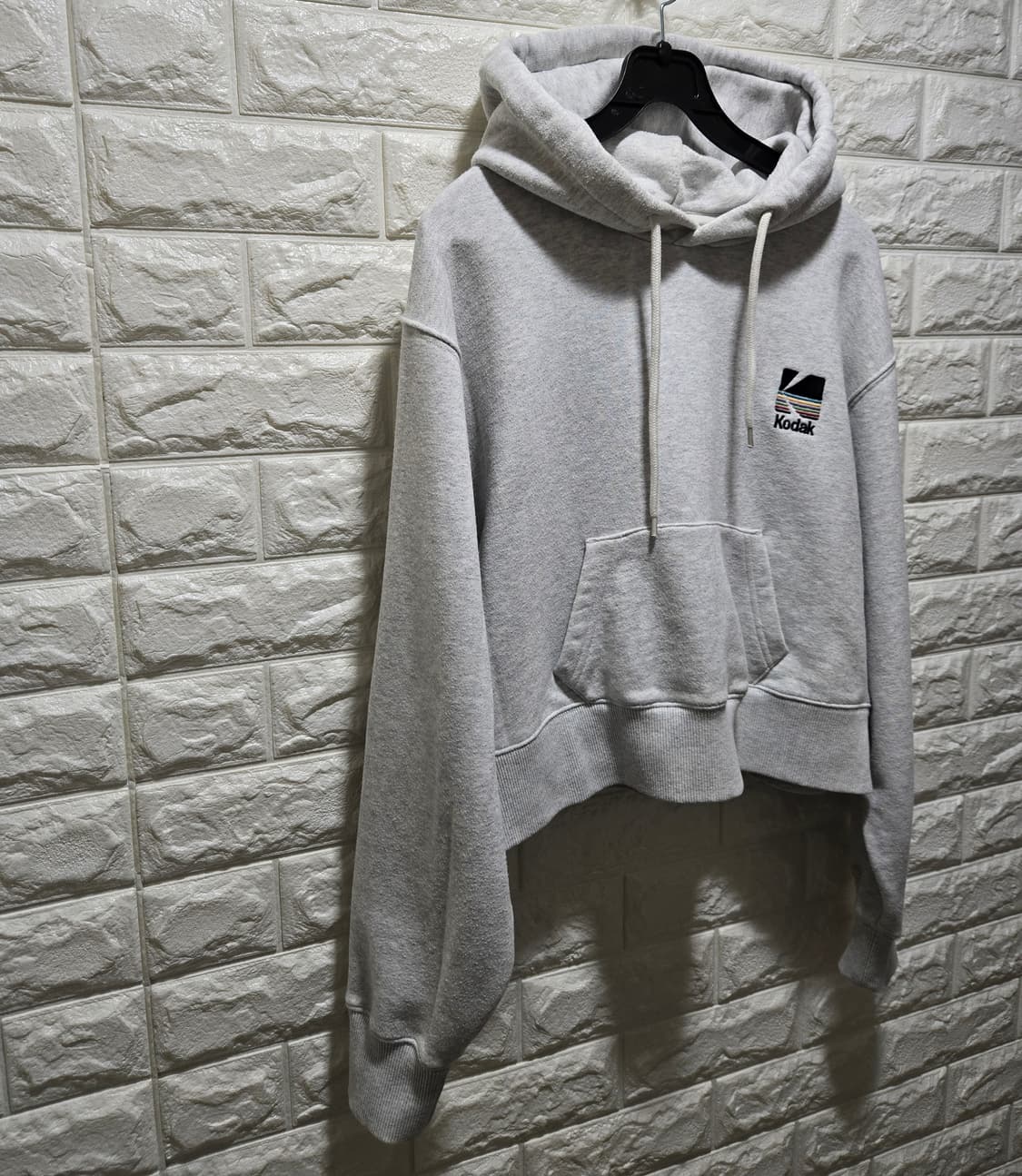 코닥 레인보우 로고 크롭 후드티 후디 95 상품이미지2