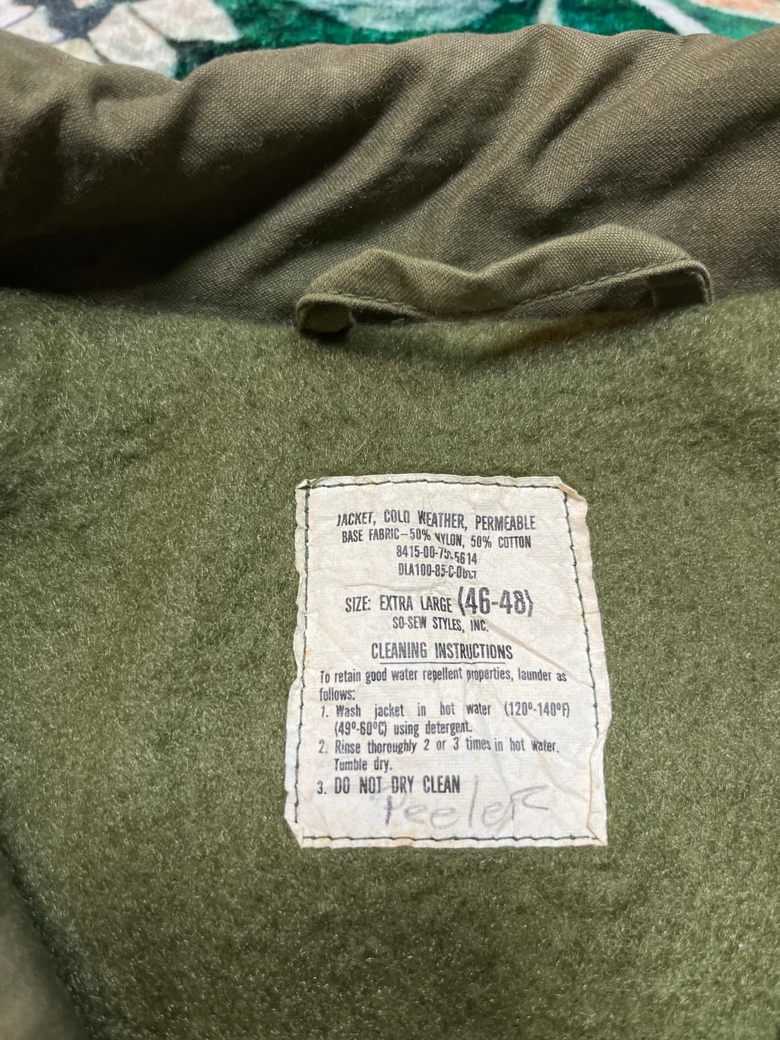 80s A-2 덱자켓 (46-48) OG 상품이미지6