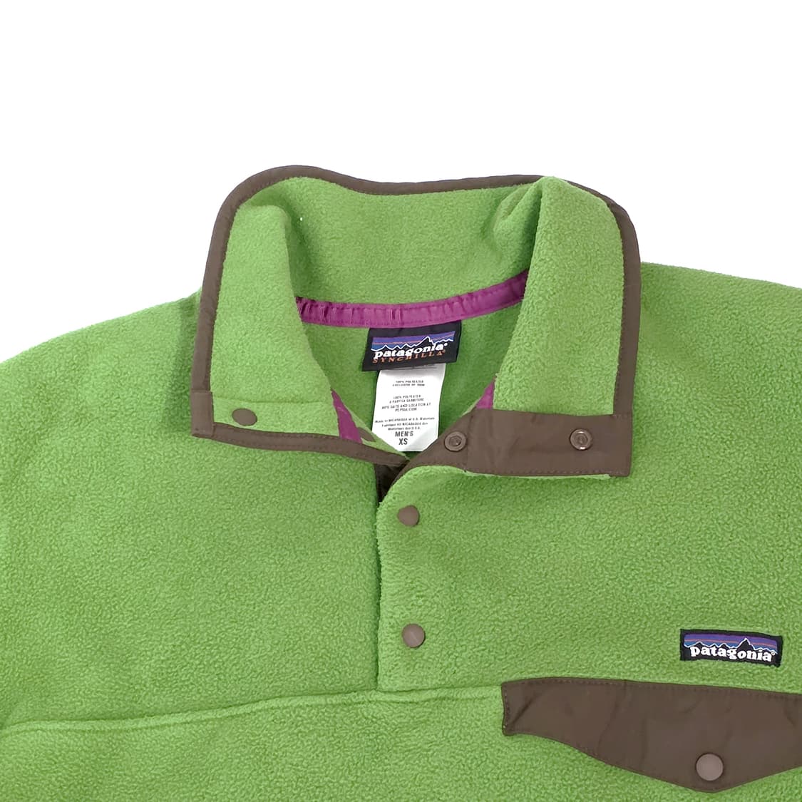 [XS] 파타고니아 신칠라 스냅티 그린 상품이미지4