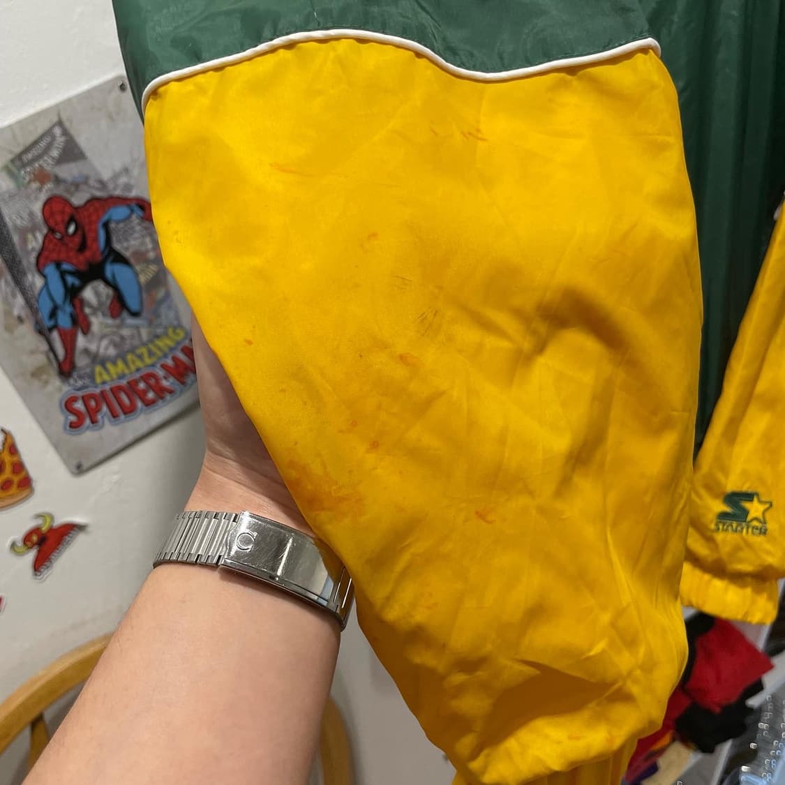 스타터 오클랜드 애슬레틱스 바람막이 XL 상품이미지8