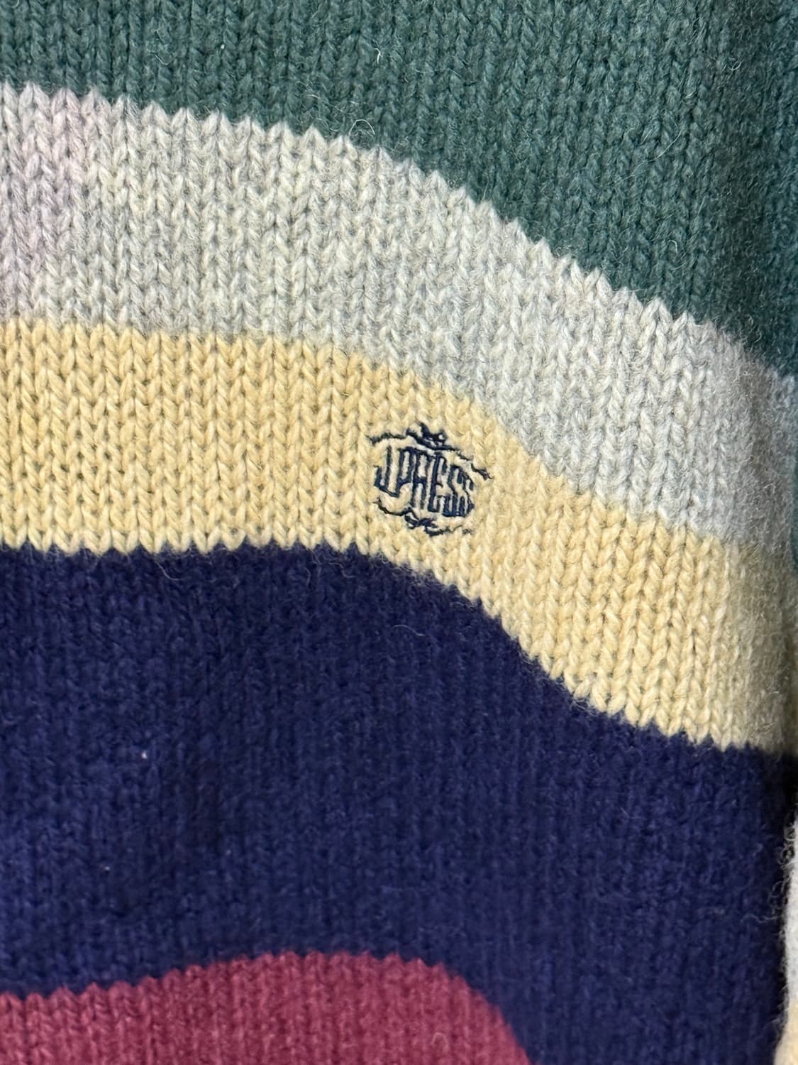 제이프레스 스트라이프 니트 빈티지 110 사이즈 상품이미지4