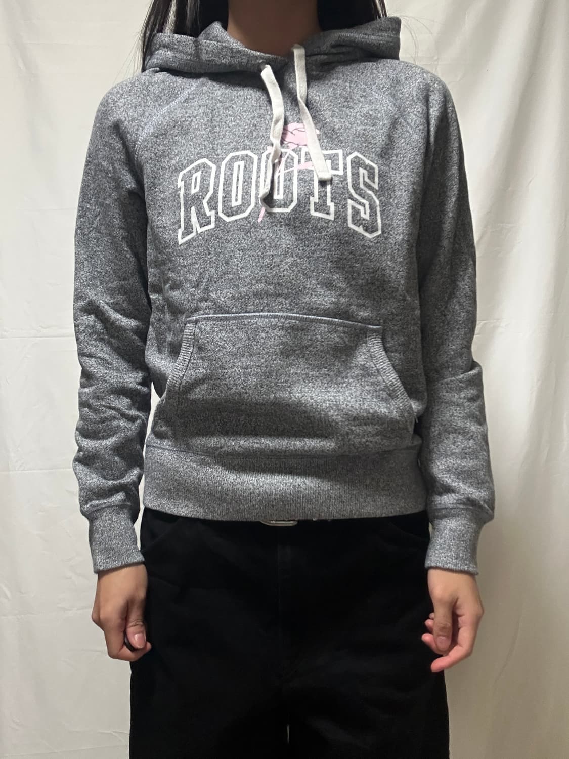빈티지 ROOTS 백프린팅 기모 후드티 상품이미지1
