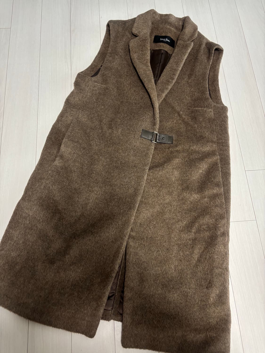 쿨거 무료배송!!)알파카 50울 30 아이잗바바 롱베스트 조끼 코트 자켓 상품이미지2