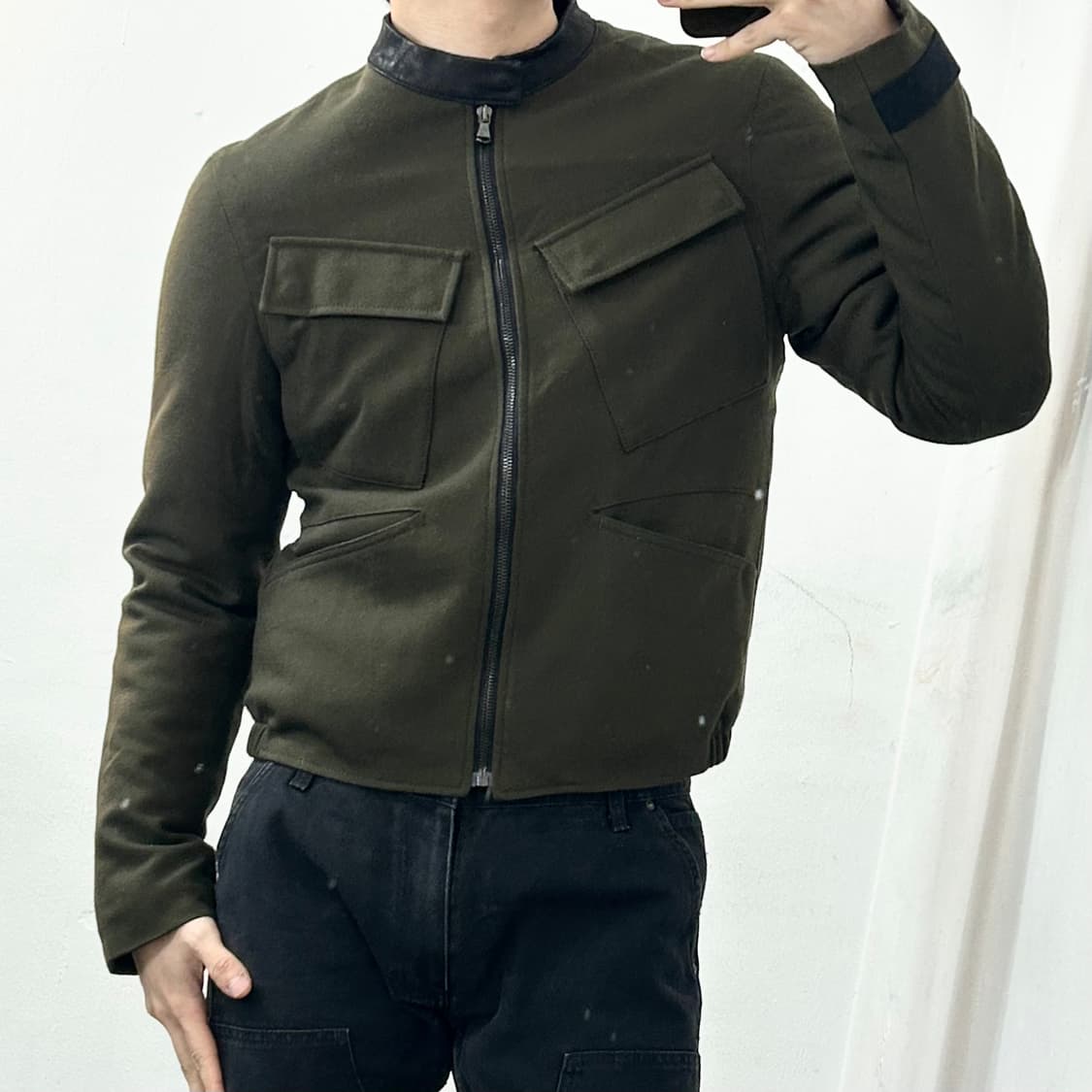 우영미 모직 테크니컬 자켓 상품이미지2