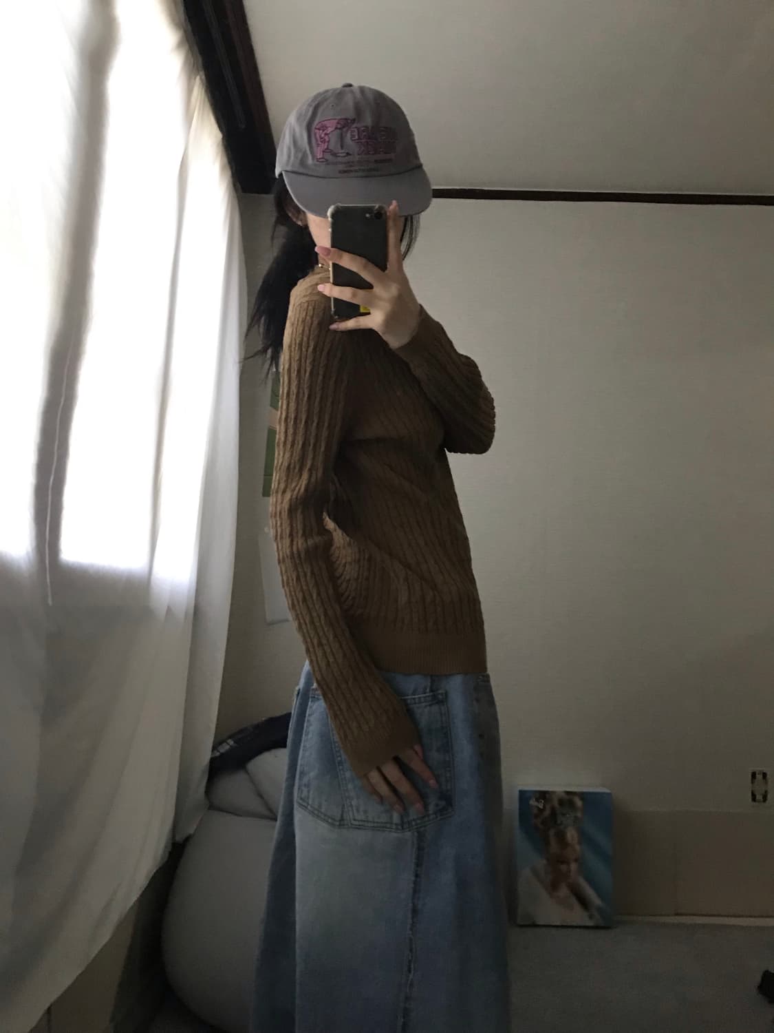 타미힐피거 베이지 브이넥 니트 상품이미지3