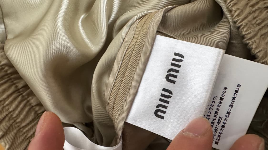 미우미우 치노 블루종 자켓 42 상품이미지9