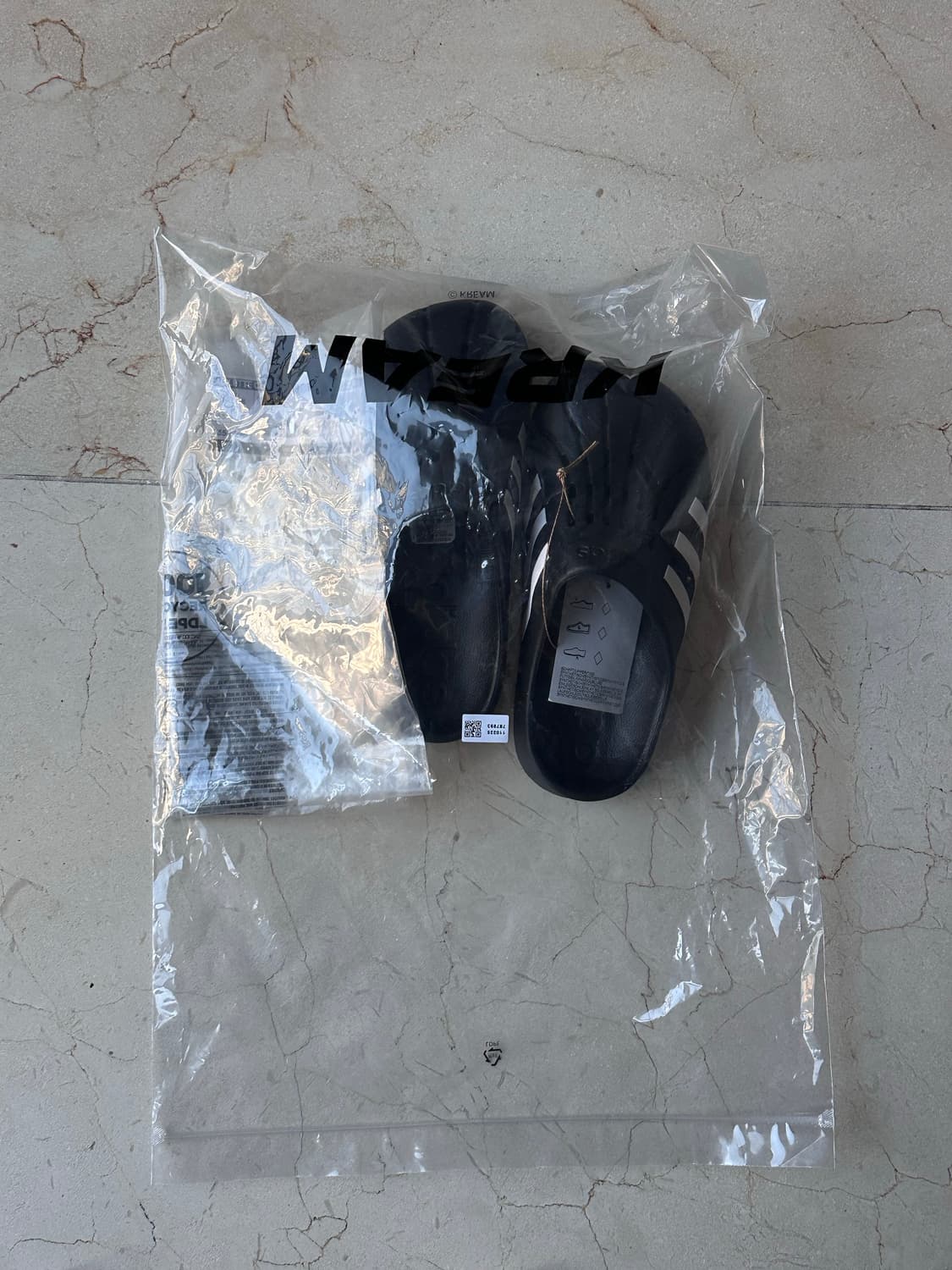 아디다스 아딜렛 클로그 슬리퍼 블랙 235 상품이미지2