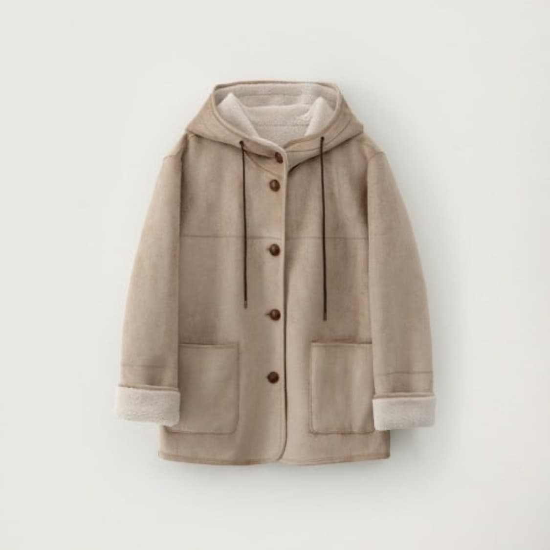 틸버 리버시블 무스탕 (아이보리) 상품이미지2