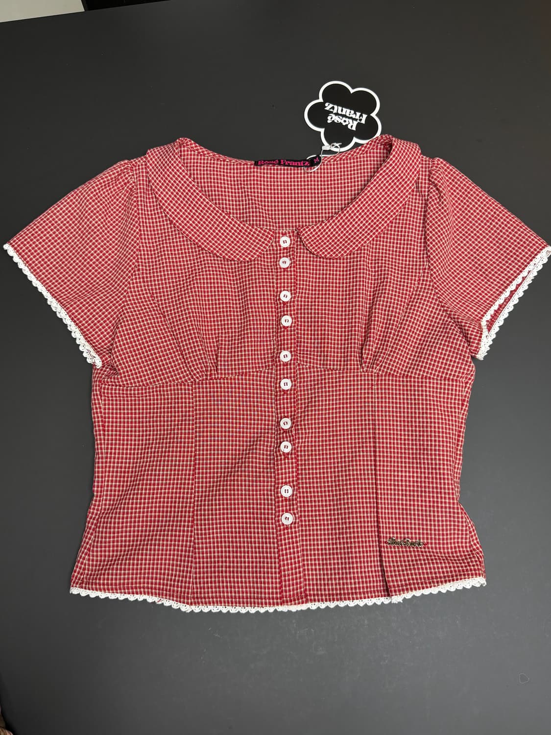 로제프란츠 Round Collar Short Sleeve Blouse 상품이미지3
