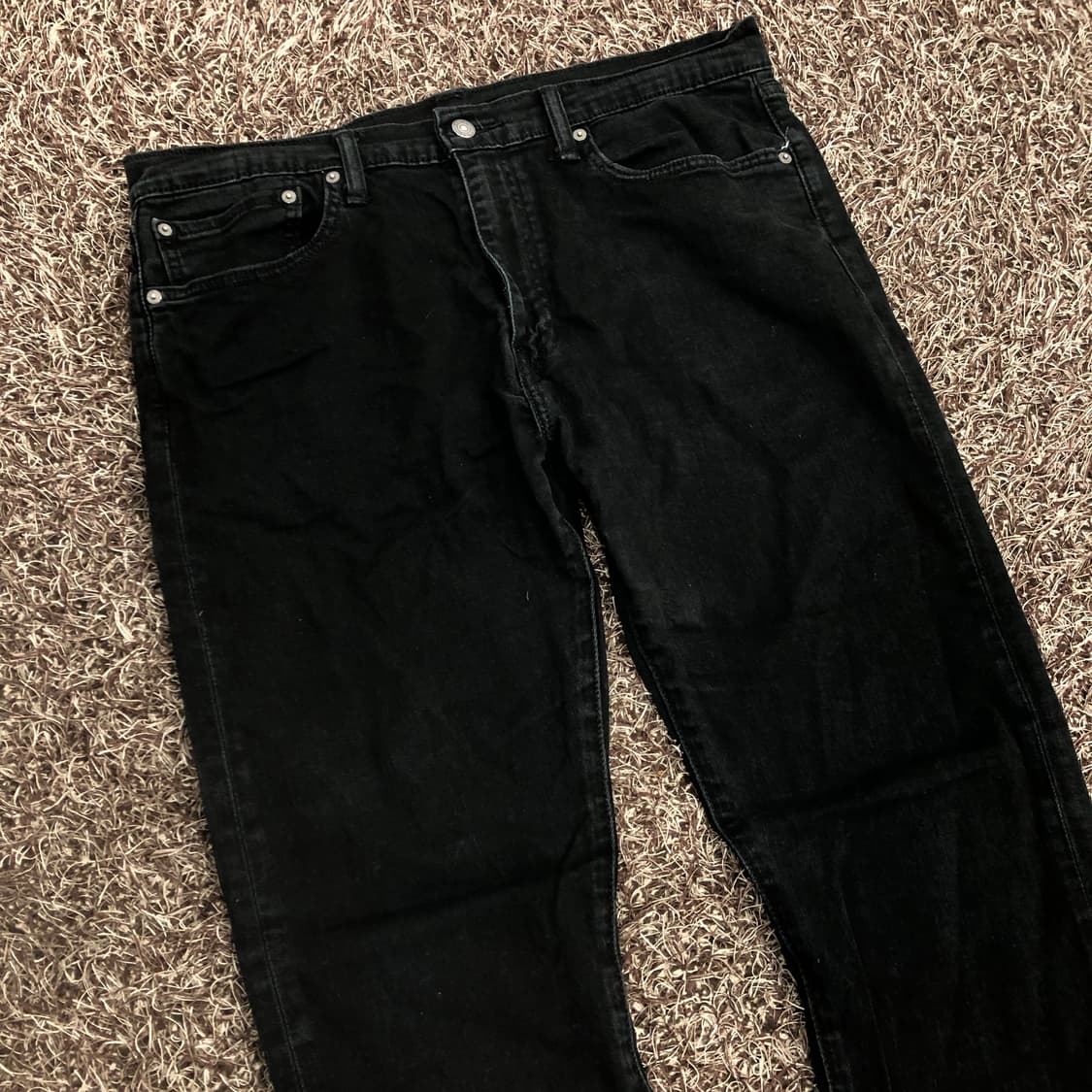 리바이스 512 블랙 데님 팬츠 상품이미지3