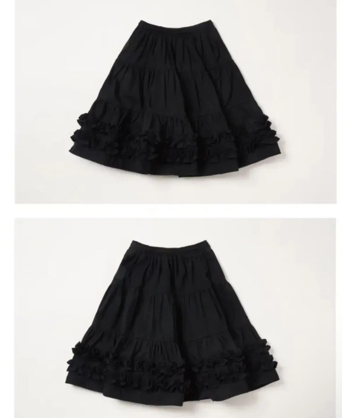플리즈프로젝트 캉캉 스커트 블랙 상품이미지2
