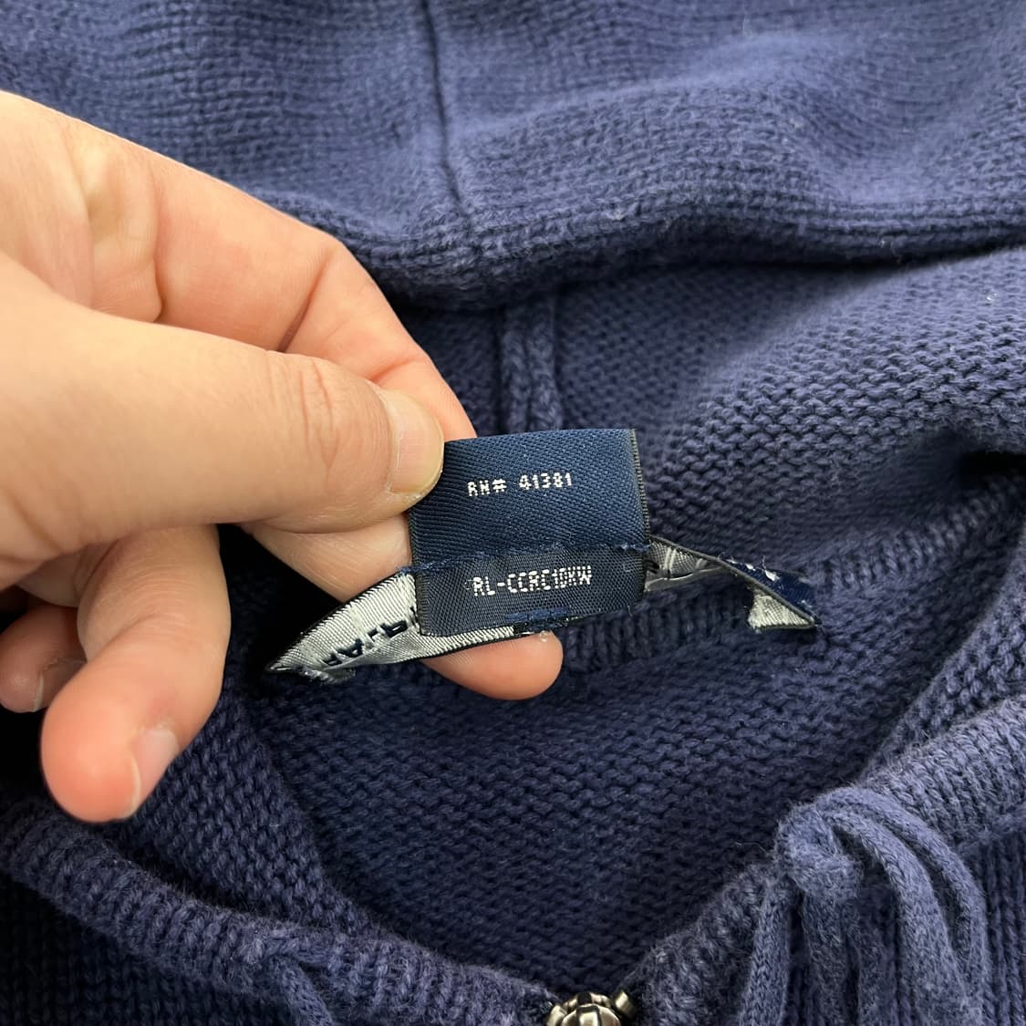 W 95 폴로 랄프로렌 스포츠 니트 후드집업 상품이미지5