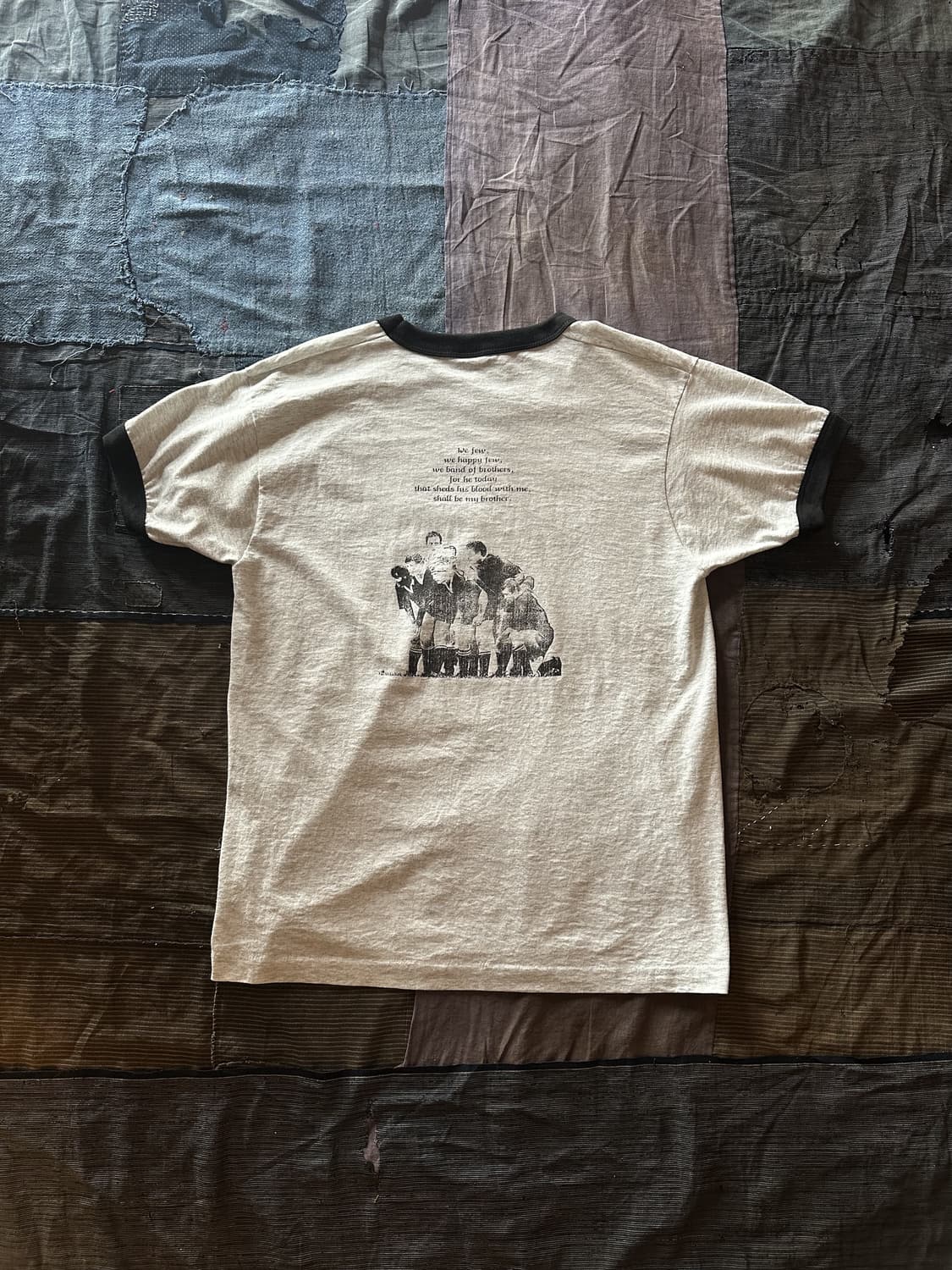 90s USA Fruit of the loom Ringer T Shirt 상품이미지1