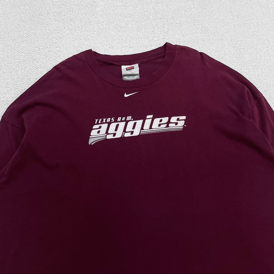 나이키 USA 올드스쿨 Aggies 롱슬리브 버건디 상품이미지2