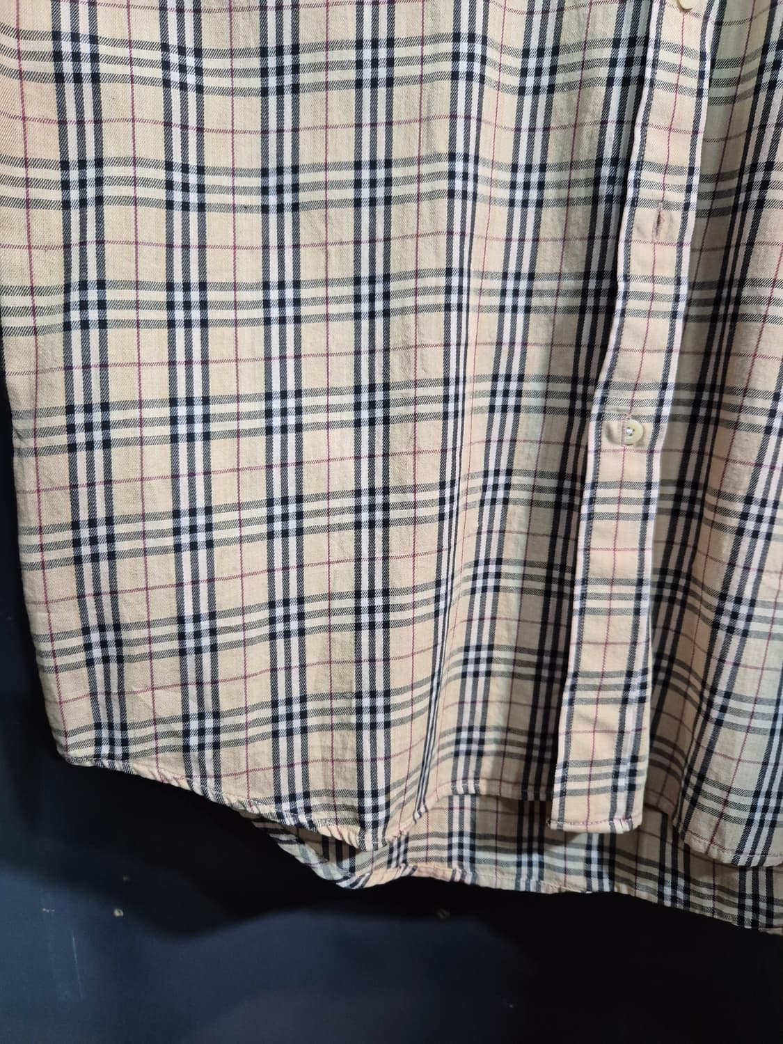 체크 반팔 셔츠 XL 상품이미지7