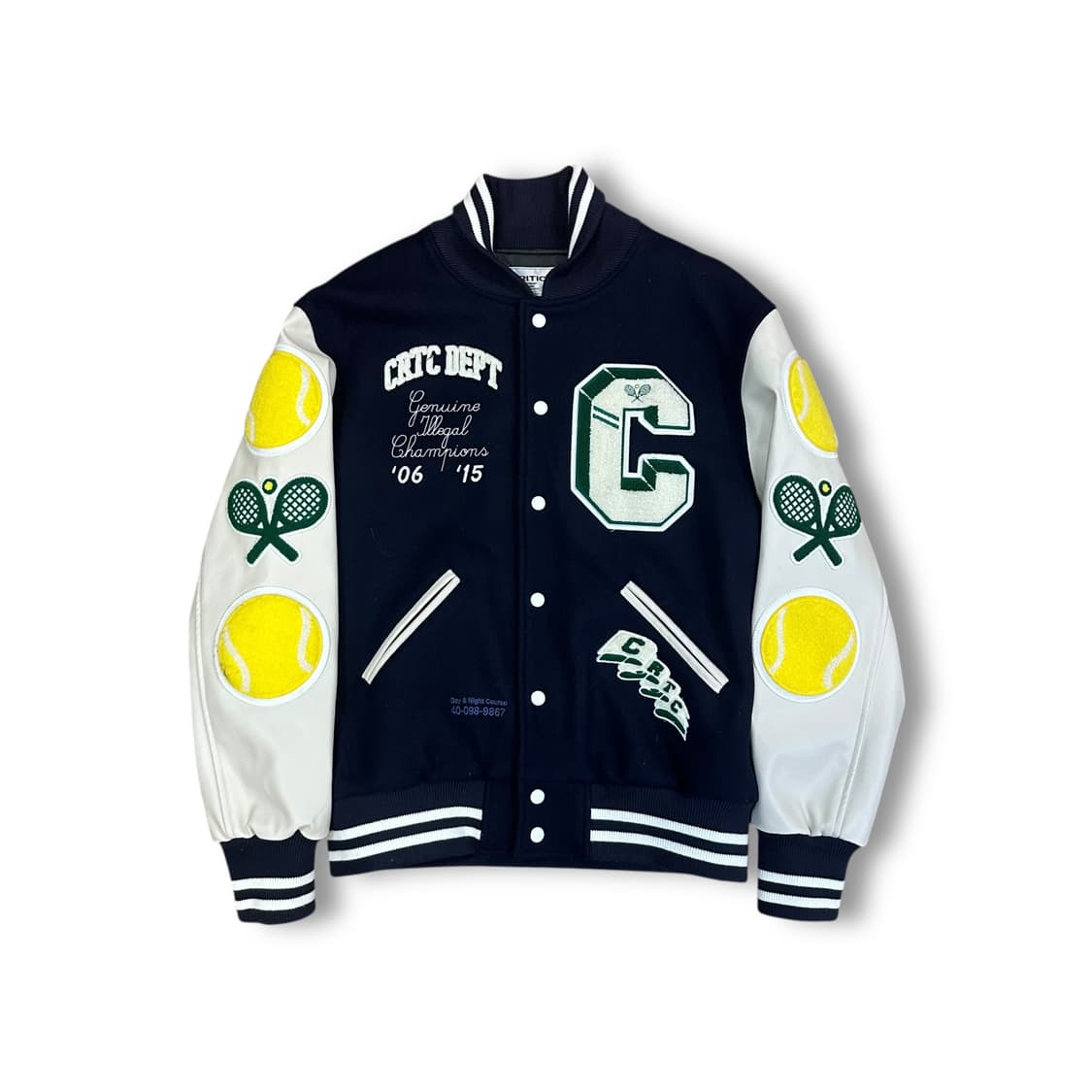 크리틱 테니스 바시티자켓 상품이미지1