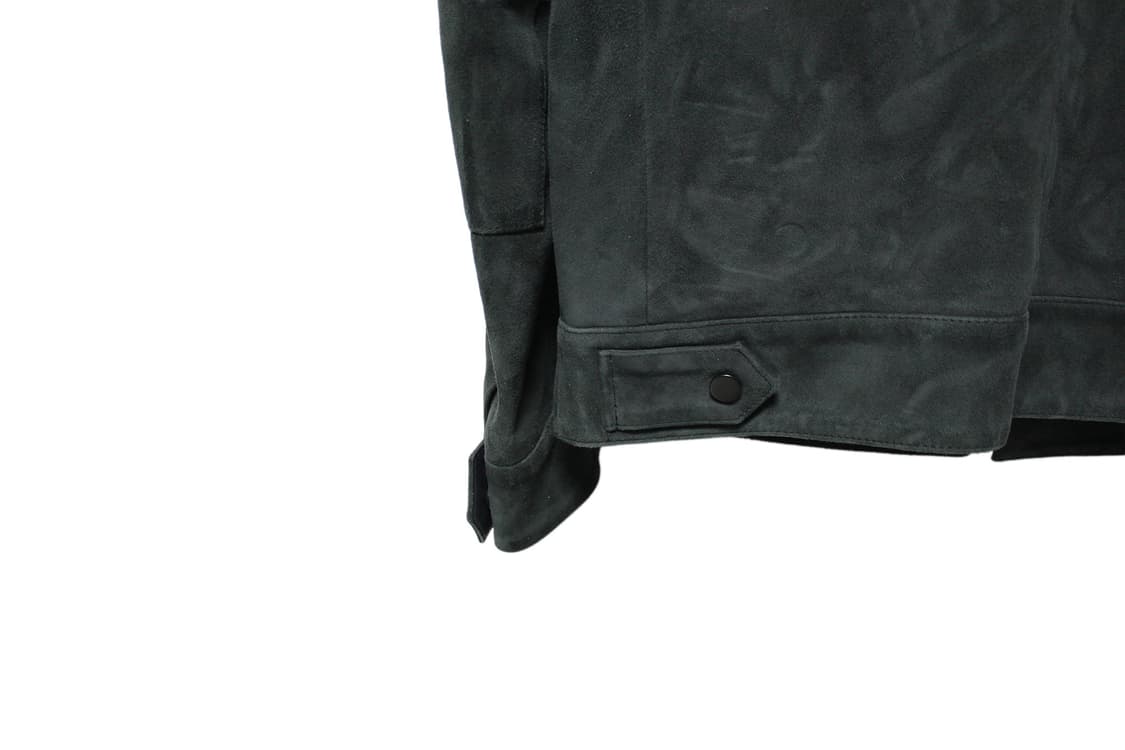 SYSTEM 시스템옴므 고트스킨 크롭 스웨이드 트러커 자켓 상품이미지5