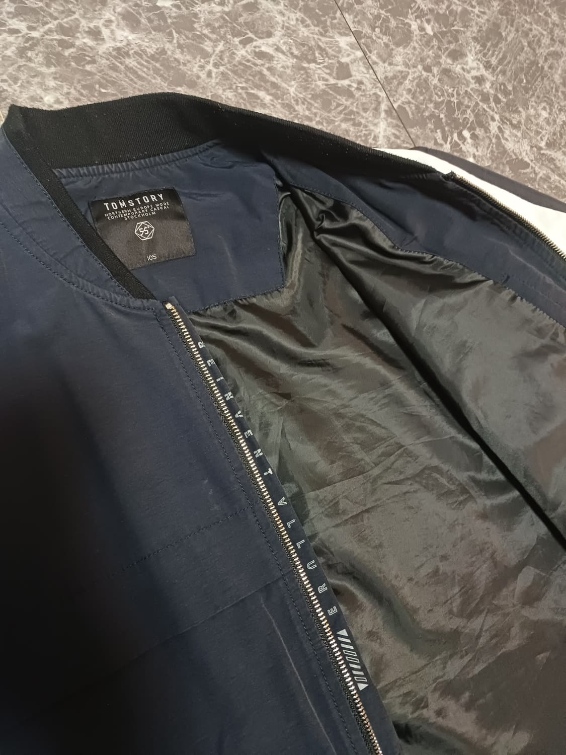 네이비 집업 점퍼 (TOMSTORY)- XL
 상품이미지6