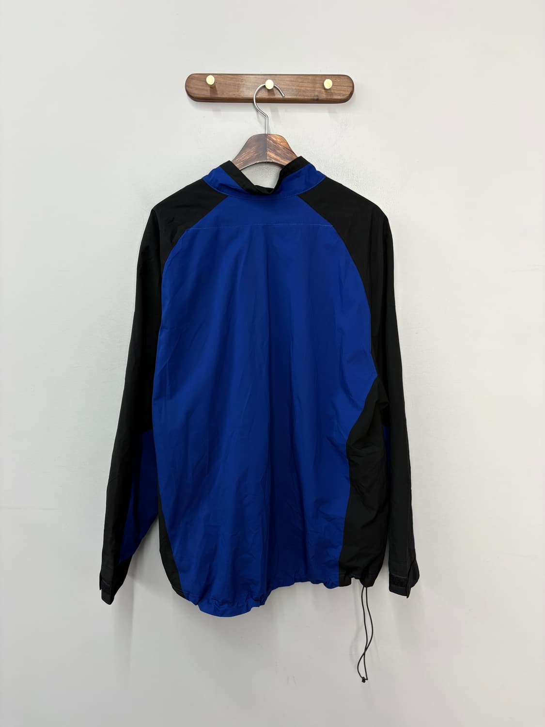 나이키 스우시 올드스쿨 블루블랙 아노락 반집업 자켓A3698 상품이미지5