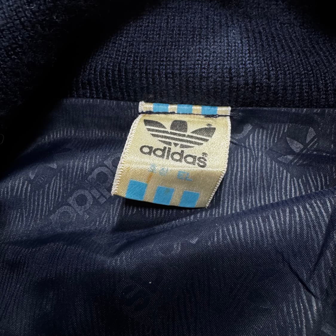 00s 아디다스 빈티지 블루종 바람막이 상품이미지4