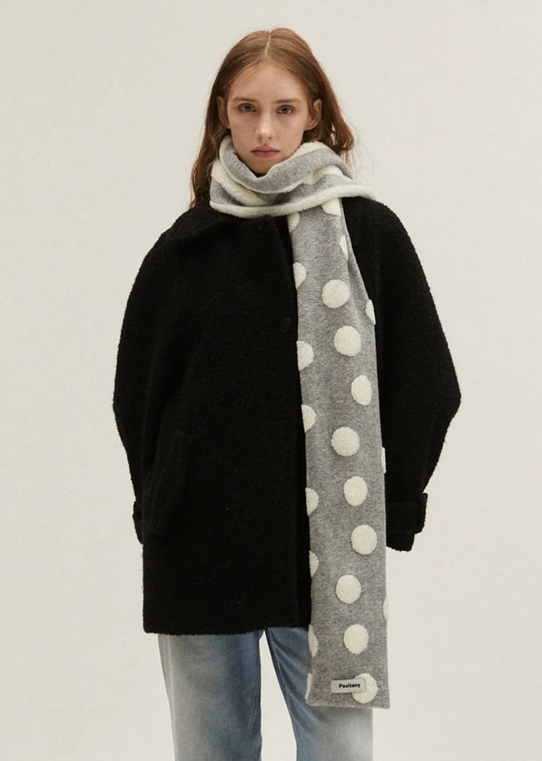 포지타니 DOT & STRIPE MUFFLER 상품이미지2