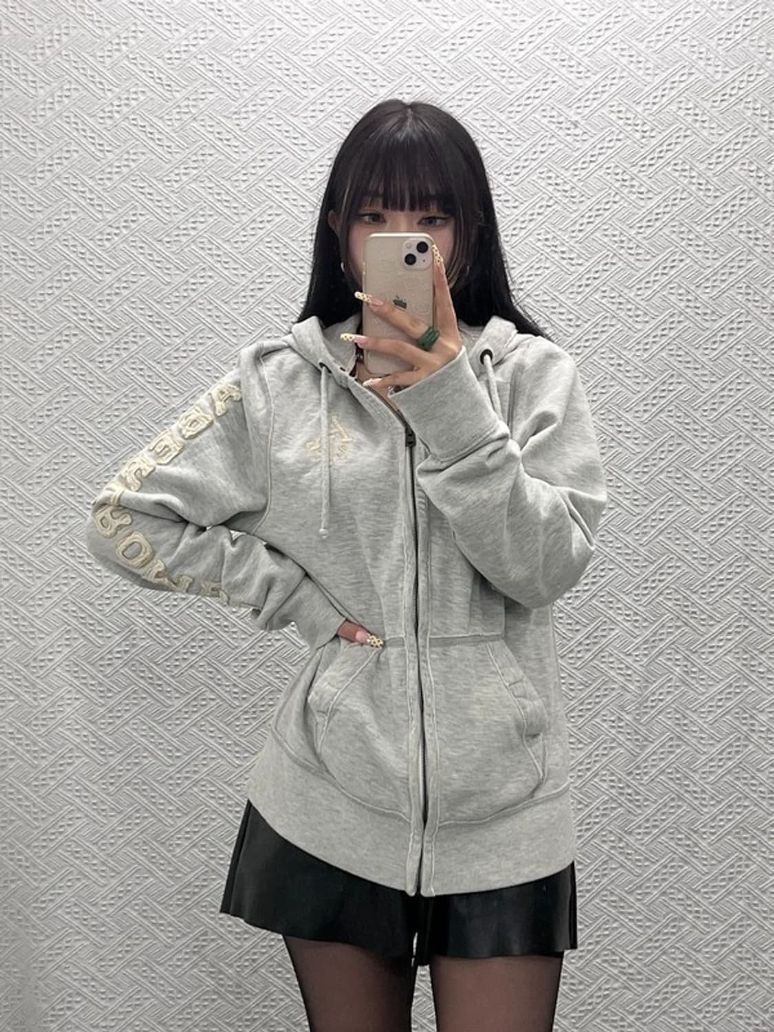 아베크롬비 Y2K 00's 대장급 빈티지 그런지 후드집업 M C09948 상품이미지2