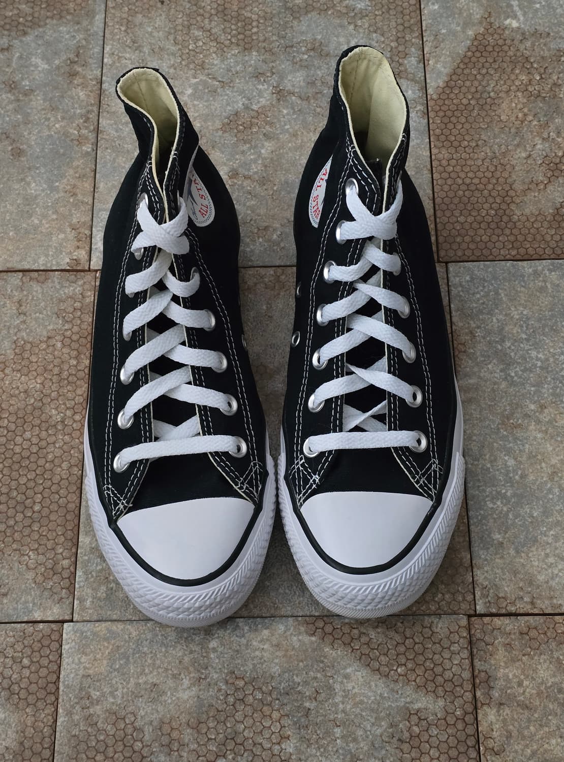 (245)컨버스 척테일러 올스타 하이 검흰  상품이미지2