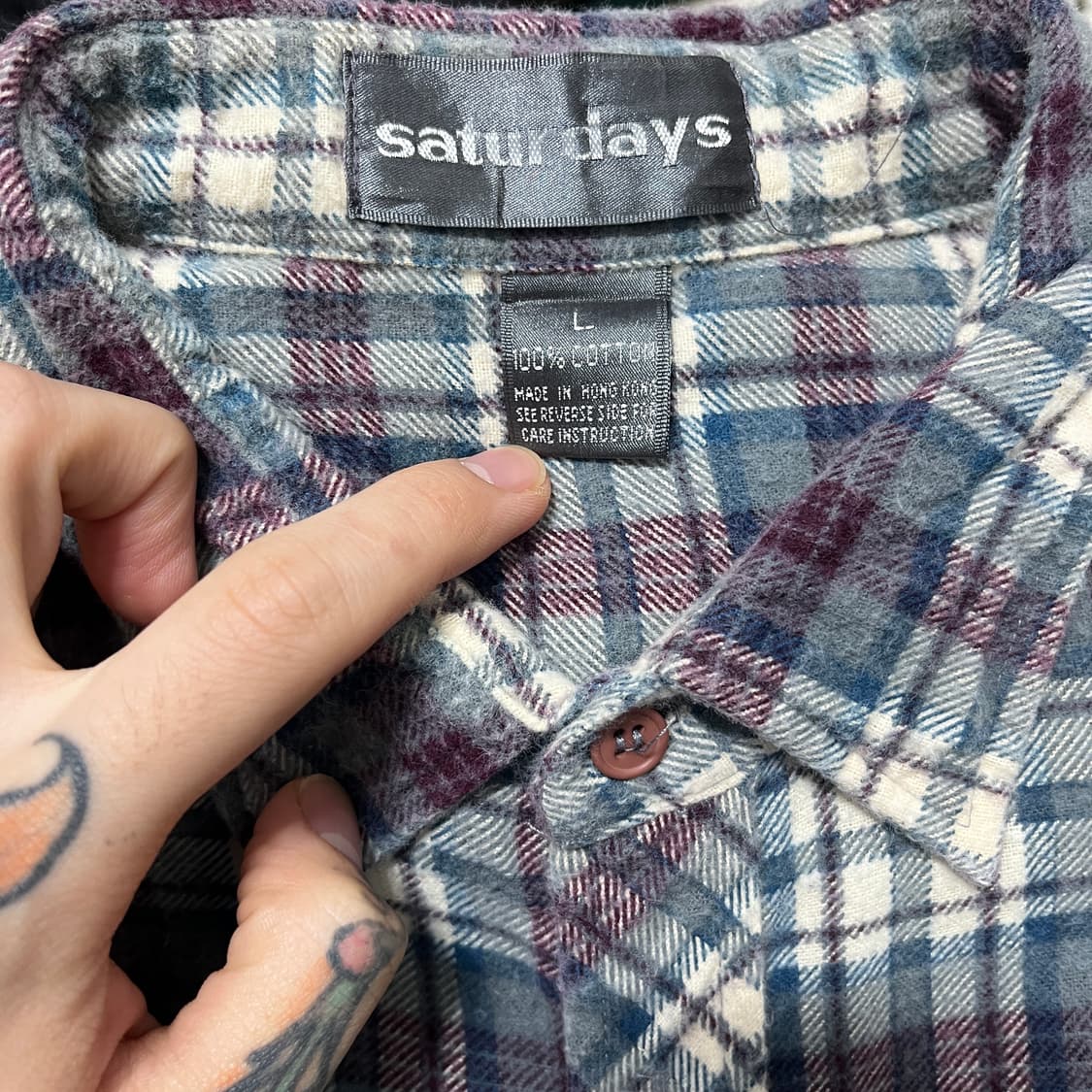 80s  FLANNEL 플란넬 셔츠 상품이미지2