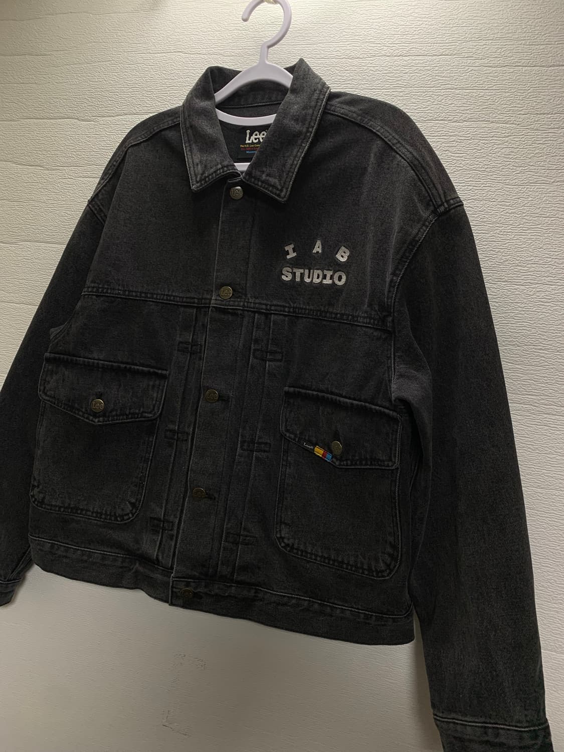 IAB STUDIO x LEE 데님 자켓 블랙 상품이미지3