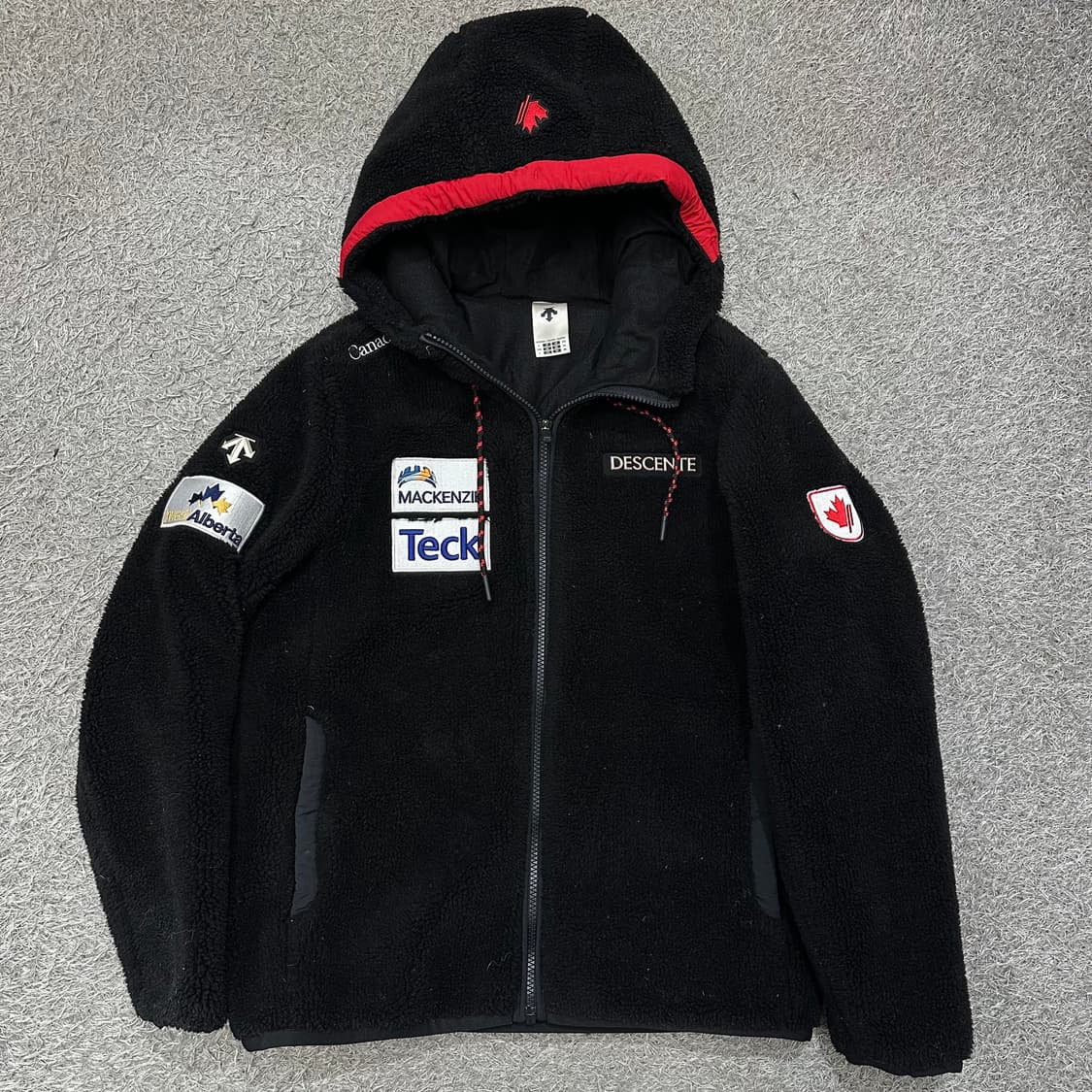 [90-95] 데상트 후리스후드집업 상품이미지2